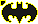 yellow bat-symbol